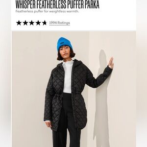 Athleta Whisper Featherless Parka NWT
